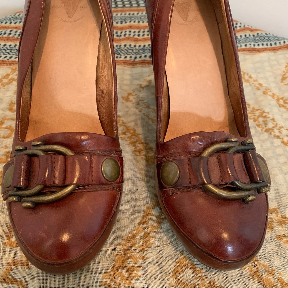 Frye Liv Pump with Double Buckle - Picture 5 of 14